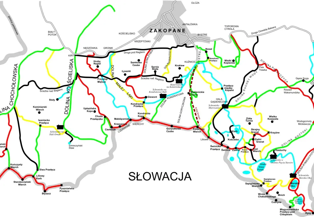 Kolory szlaków w Tatrach: Co naprawdę oznaczają?