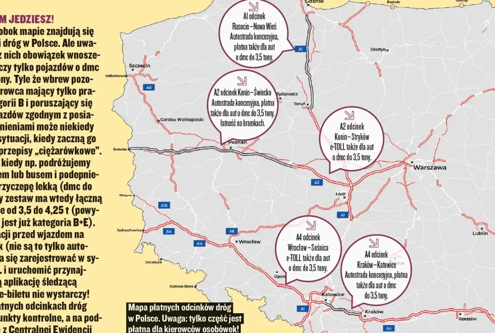 Jakie autostrady obejmuje e toll? Sprawdź, co musisz wiedzieć