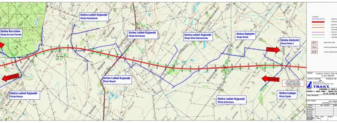 Gdzie jest autostrada A1? Kluczowe informacje o trasie i miastach