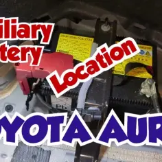 Gdzie jest akumulator 12V w Toyota Auris Hybrid? Oto lokalizacja!